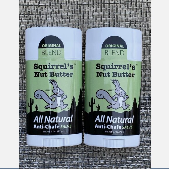 Squirrel's Nut Butter All Natural Anti Chafe Run Salve Stick 2.7oz ( 2-pack) - Picture 1 of 8